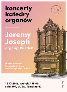 plakat nadesłany przez Organizatora (Akademię Muzyczną w Krakowie)