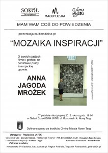 plakat nadesłany przez Organizatora (Małopolskie Centrum Kultury SOKÓŁ w Nowym Sączu)