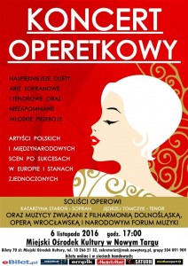 Plakat przesłany przez Organizatora (Miejski Ośrodek Kultury w Nowym Targu)