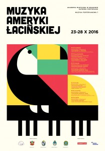 plakat nadesłany przez Organizatora (Akademia Muzyczna w Krakowie)